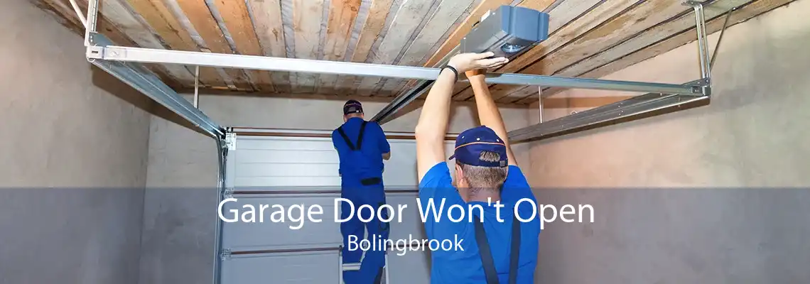 Garage Door Won't Open Bolingbrook